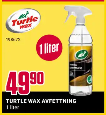 Europris TURTLE WAX AVFETTNING tilbud