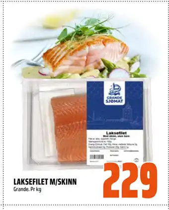 Coop Obs LAKSEFILET M/SKINN tilbud