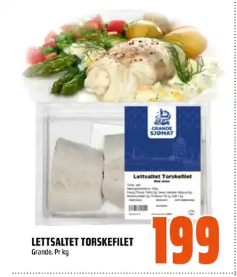 Coop Obs LETTSALTET TORSKEFILET tilbud