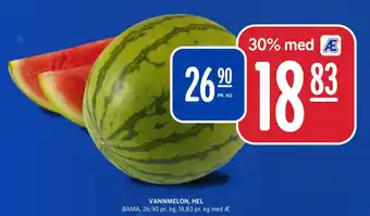 Rema 1000 VANNMELON, HEL tilbud