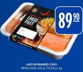 Rema 1000 LAKS M/MANGO-CHILI tilbud