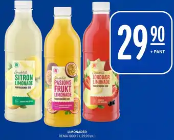 Rema 1000 LIMONADER tilbud