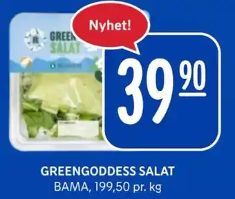 Rema 1000 GREENGODDESS SALAT tilbud