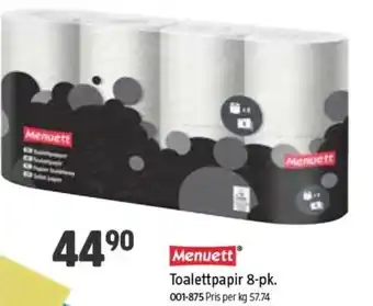 Jula Toalettpapir 8-pk. tilbud
