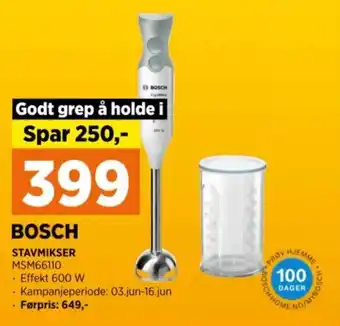 POWER STAVMIKSER MSM66110 tilbud