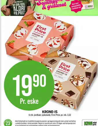 Kiwi KRONE-IS tilbud