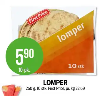 Kiwi LOMPER tilbud