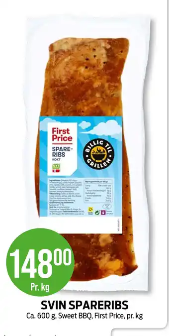 Kiwi SVIN SPARERIBS tilbud