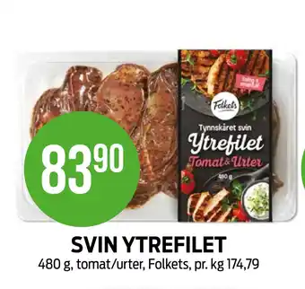 Kiwi SVIN YTREFILET tilbud