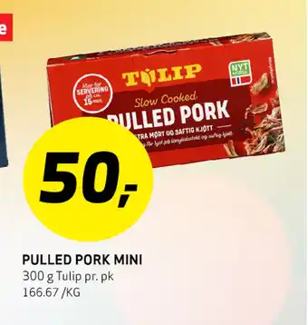 Bunnpris TULIP PULLED PORK MINI tilbud
