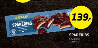 Bunnpris TULIP Spareribs tilbud