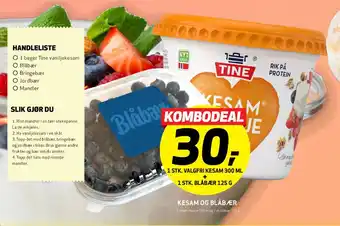 Bunnpris KESAM OG BLÅBÆR tilbud