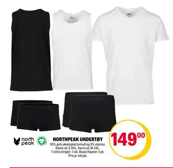 Coop Extra NORTHPEAK UNDERTØY tilbud