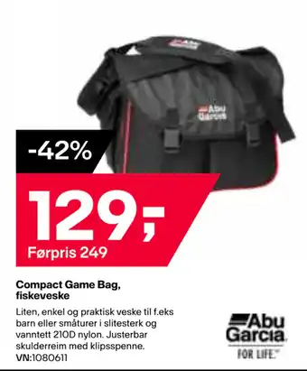 XXL Sport Compact Game Bag, fiskeveske tilbud