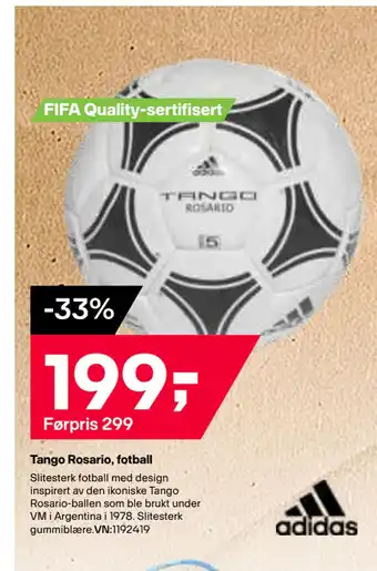XXL Sport Tango Rosario, fotball tilbud
