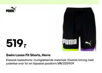 XXL Sport Swim Loose Fit Shorts, Herre tilbud