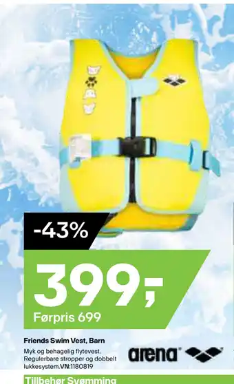 XXL Sport Friends Swim Vest, Barn tilbud