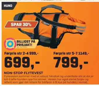 PetXL NON-STOP FLYTEVEST tilbud