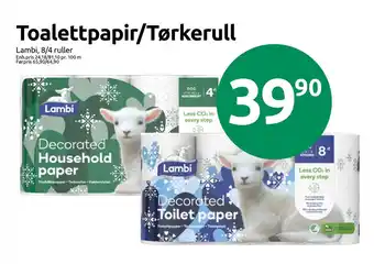Joker Toalettpapir/Tørkerull tilbud