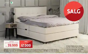 Bohus PRESTIGE KONTINENTALSENG 150X200 tilbud