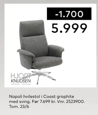 Skeidar Napoli hvilestol tilbud