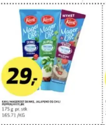 Bunnpris Kavli smøreost jalapeno mager tilbud