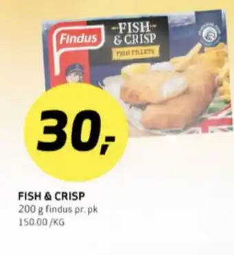 Bunnpris Findus fiskepinner tilbud