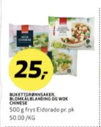 Bunnpris Eldorado bukettgrønnsaker tilbud