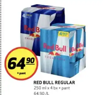 Bunnpris Red bull energidrikk tilbud