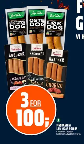 Coop Obs Finsbråten knäcker bacon & ost tilbud