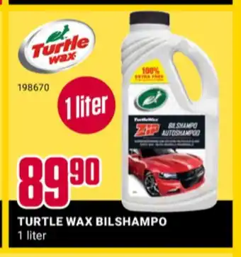 Europris Turtle bilshampo tilbud