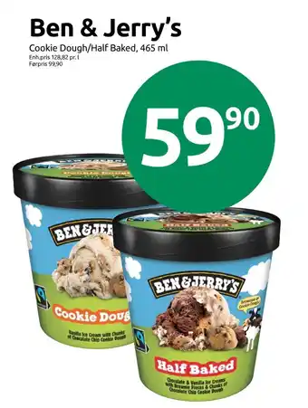 Joker Ben & jerrys half baked is tilbud