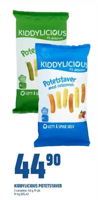 Coop Obs Kiddylicious snacks tilbud