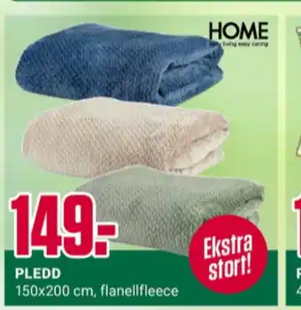 Europris Home pledd tilbud
