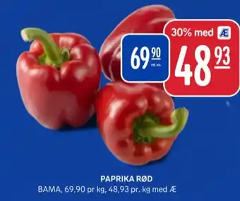 Rema 1000 Bama paprika tilbud