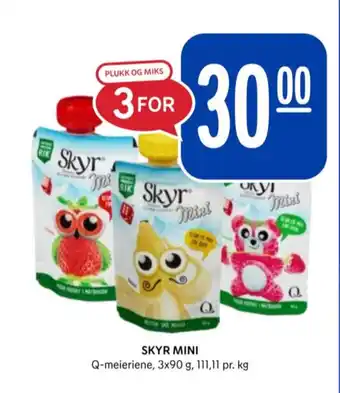 Rema 1000 Q bringebær skyr mini tilbud