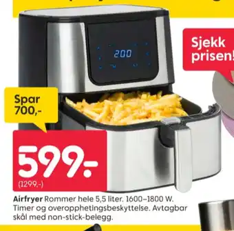 Rusta Ukjent airfryer tilbud