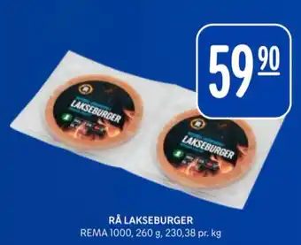 Rema 1000 Rema 1000 lakseburger tilbud