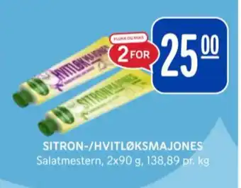 Rema 1000 Salatmestern hvitløk majones tilbud