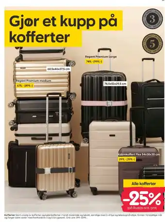 Rusta Ukjent koffert tilbud