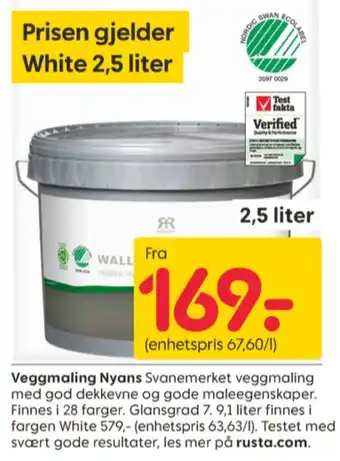 Rusta Nyans maling tilbud