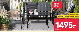 Rusta Ukjent loungesett tilbud