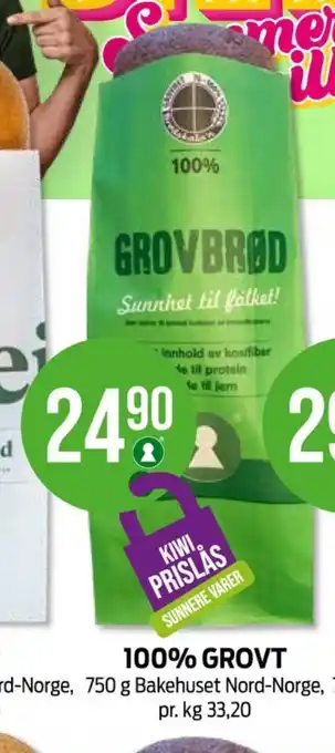 Kiwi Ukjent grovbrød tilbud