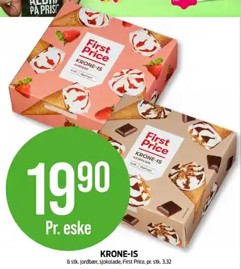 Kiwi First price sjokoladeisvafler tilbud