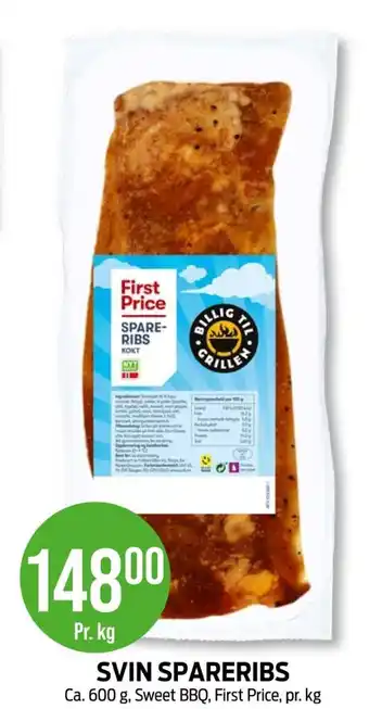 Kiwi First price spareribs tilbud