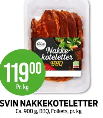 Kiwi Folkets nakkekoteletter tilbud