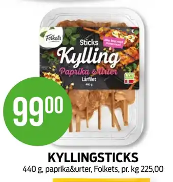 Kiwi Folkets kyllingspyd tilbud