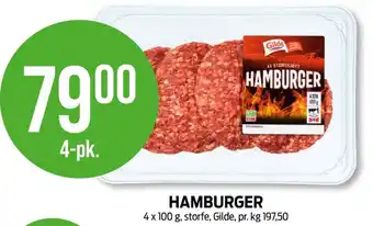Kiwi Gilde burger tilbud