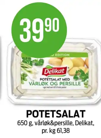 Kiwi Delikat potetsalat vårløk og persille tilbud