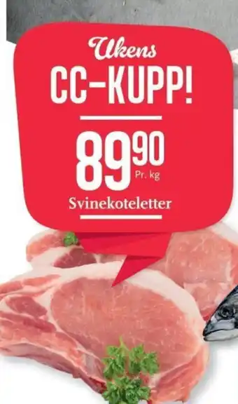 CC Mat Svinekoteletter tilbud